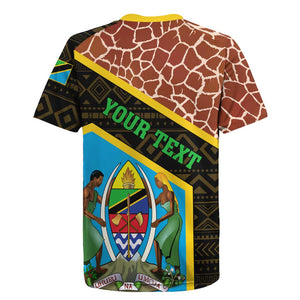 Tanzania Union Day 2024 Rugby Jersey Uhuru na Umoja Giraffe Pattern