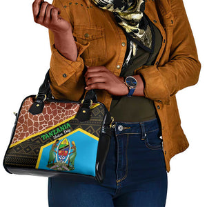 Tanzania Union Day 2024 Shoulder Handbag Uhuru na Umoja Giraffe Pattern