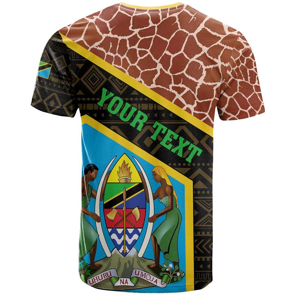 Tanzania Union Day 2024 T shirt Uhuru na Umoja Giraffe Pattern