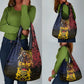 Chad Independence Day 1960 Grocery Bag Tchad Goat and Lion African Pattern