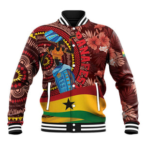 Panafest Baseball Jacket Ghana Tropical African Pattern LT01