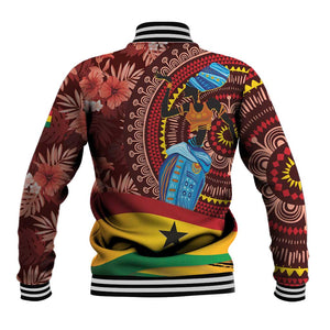 Panafest Baseball Jacket Ghana Tropical African Pattern LT01