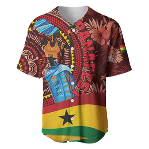 Panafest Baseball Jersey Ghana Tropical African Pattern