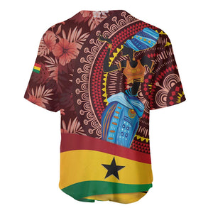 Panafest Baseball Jersey Ghana Tropical African Pattern