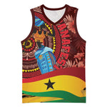 Panafest Basketball Jersey Ghana Tropical African Pattern LT01