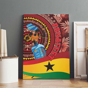 Panafest Canvas Wall Art Ghana Tropical African Pattern