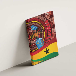 Panafest Canvas Wall Art Ghana Tropical African Pattern