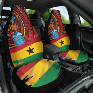 Panafest Car Seat Cover Ghana Tropical African Pattern