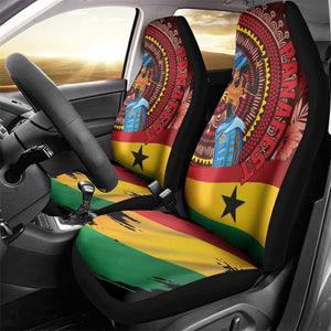 Panafest Car Seat Cover Ghana Tropical African Pattern