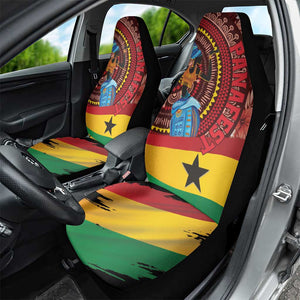 Panafest Car Seat Cover Ghana Tropical African Pattern