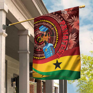 Panafest Garden Flag Ghana Tropical African Pattern