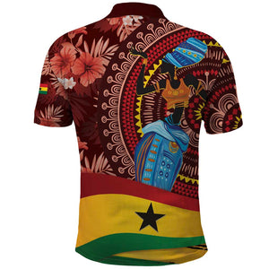 Panafest Polo Shirt Ghana Tropical African Pattern