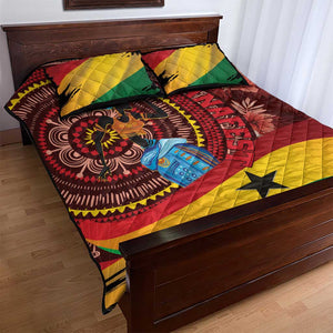 Panafest Quilt Bed Set Ghana Tropical African Pattern