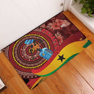 Panafest Rubber Doormat Ghana Tropical African Pattern