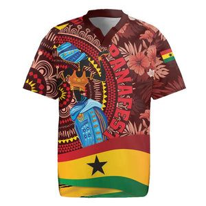 Panafest Rugby Jersey Ghana Tropical African Pattern