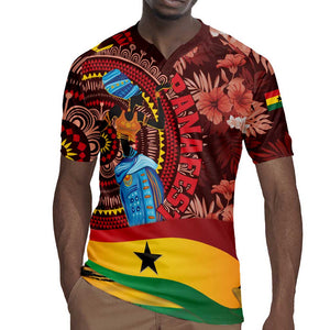 Panafest Rugby Jersey Ghana Tropical African Pattern