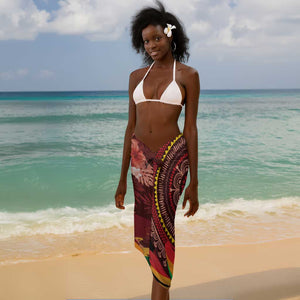 Panafest Sarong Ghana Tropical African Pattern