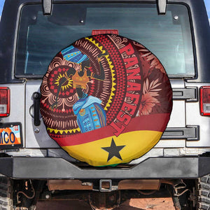 Panafest Spare Tire Cover Ghana Tropical African Pattern