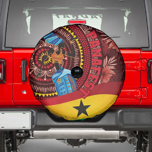 Panafest Spare Tire Cover Ghana Tropical African Pattern