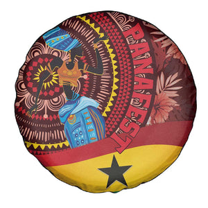 Panafest Spare Tire Cover Ghana Tropical African Pattern