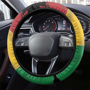 Panafest Steering Wheel Cover Ghana Tropical African Pattern