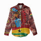 Panafest Women Casual Shirt Ghana Tropical African Pattern LT01