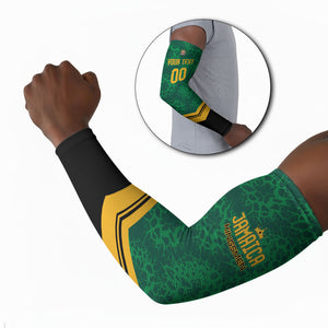 Custom Jamaica 2026 Kingsmen Cricket Arm Sleeves We Are Tallawah