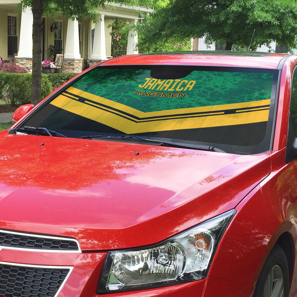 Jamaica 2026 Kingsmen Cricket Auto Sun Shade We Are Tallawah