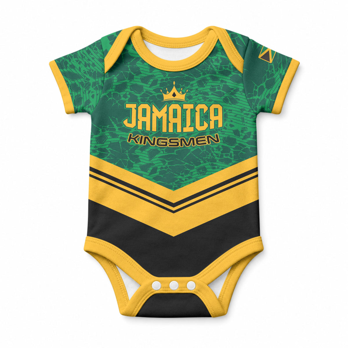 Custom Jamaica 2026 Kingsmen Cricket Baby Onesie We Are Tallawah
