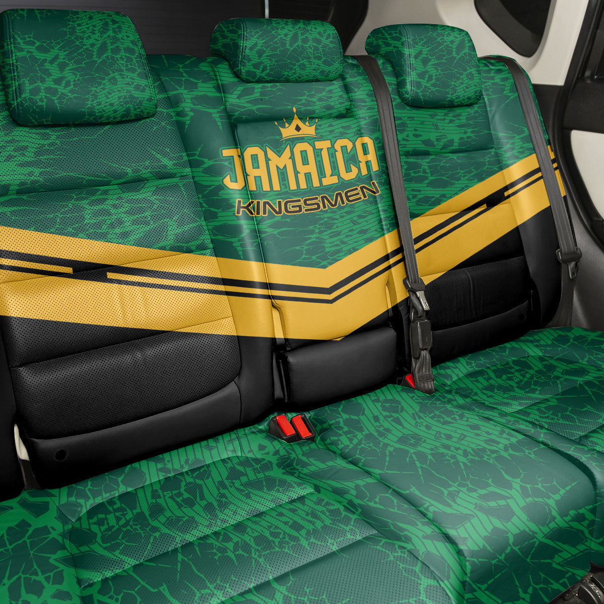 Jamaica 2026 Kingsmen Cricket Back Car Seat Cover We Are Tallawah