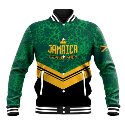 Custom Jamaica 2026 Kingsmen Cricket Baseball Jacket We Are Tallawah