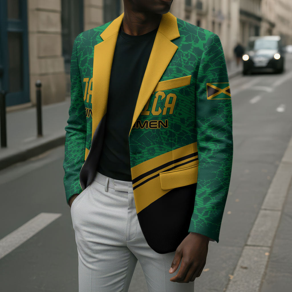 Custom Jamaica 2026 Kingsmen Cricket Blazer We Are Tallawah