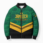 Custom Jamaica 2026 Kingsmen Cricket Bomber Puffer Jacket We Are Tallawah