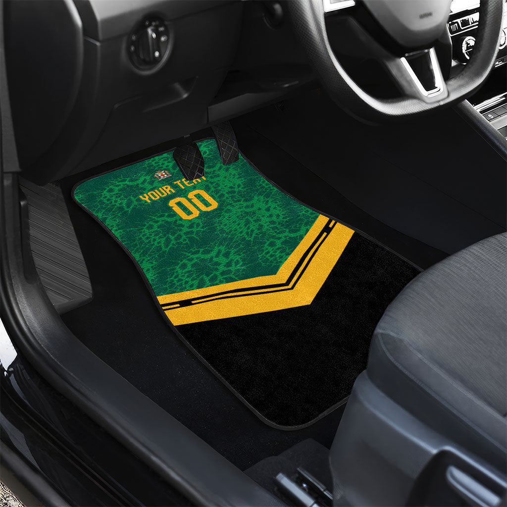 Custom Jamaica 2026 Kingsmen Cricket Car Mats We Are Tallawah