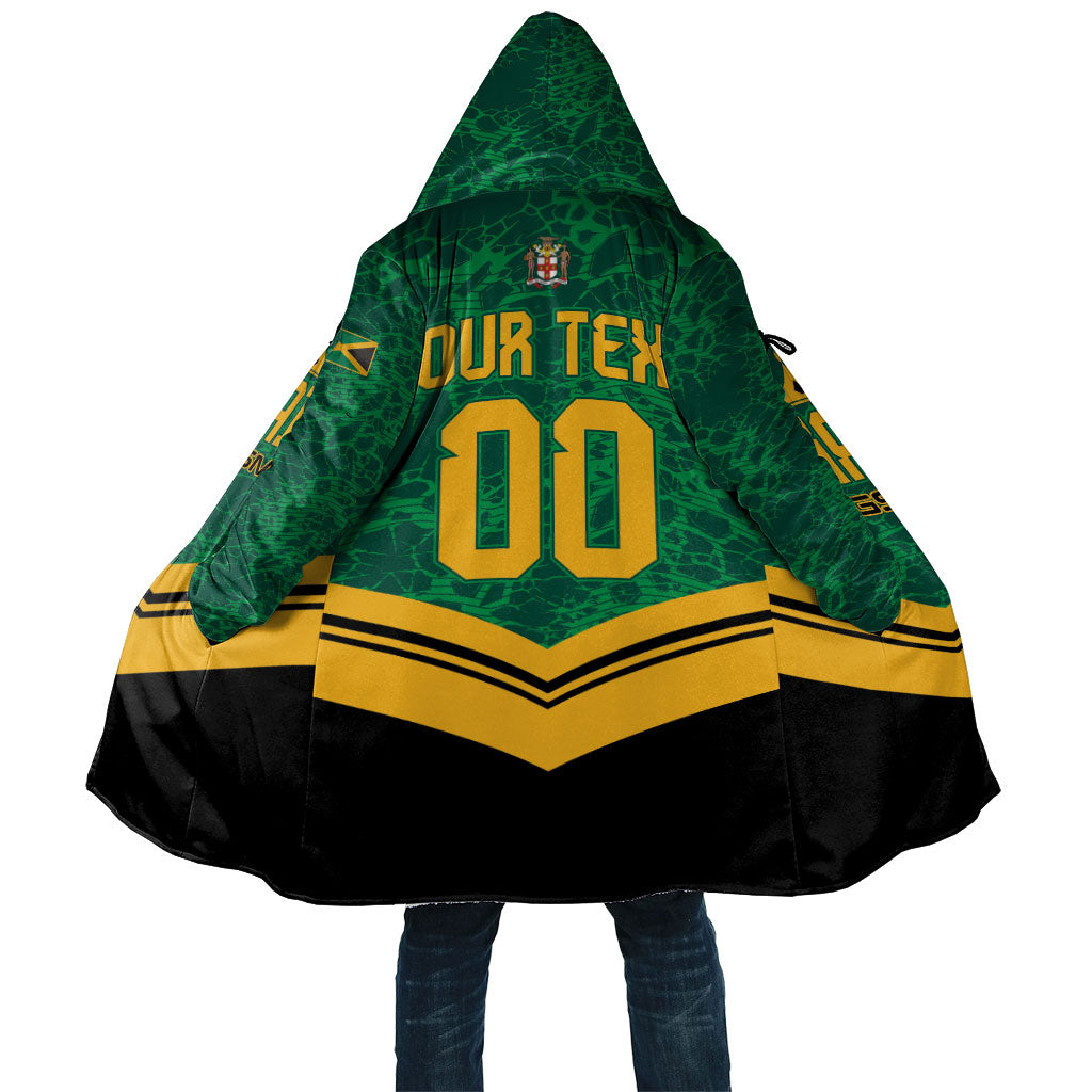 Custom Jamaica 2026 Kingsmen Cricket Cloak We Are Tallawah