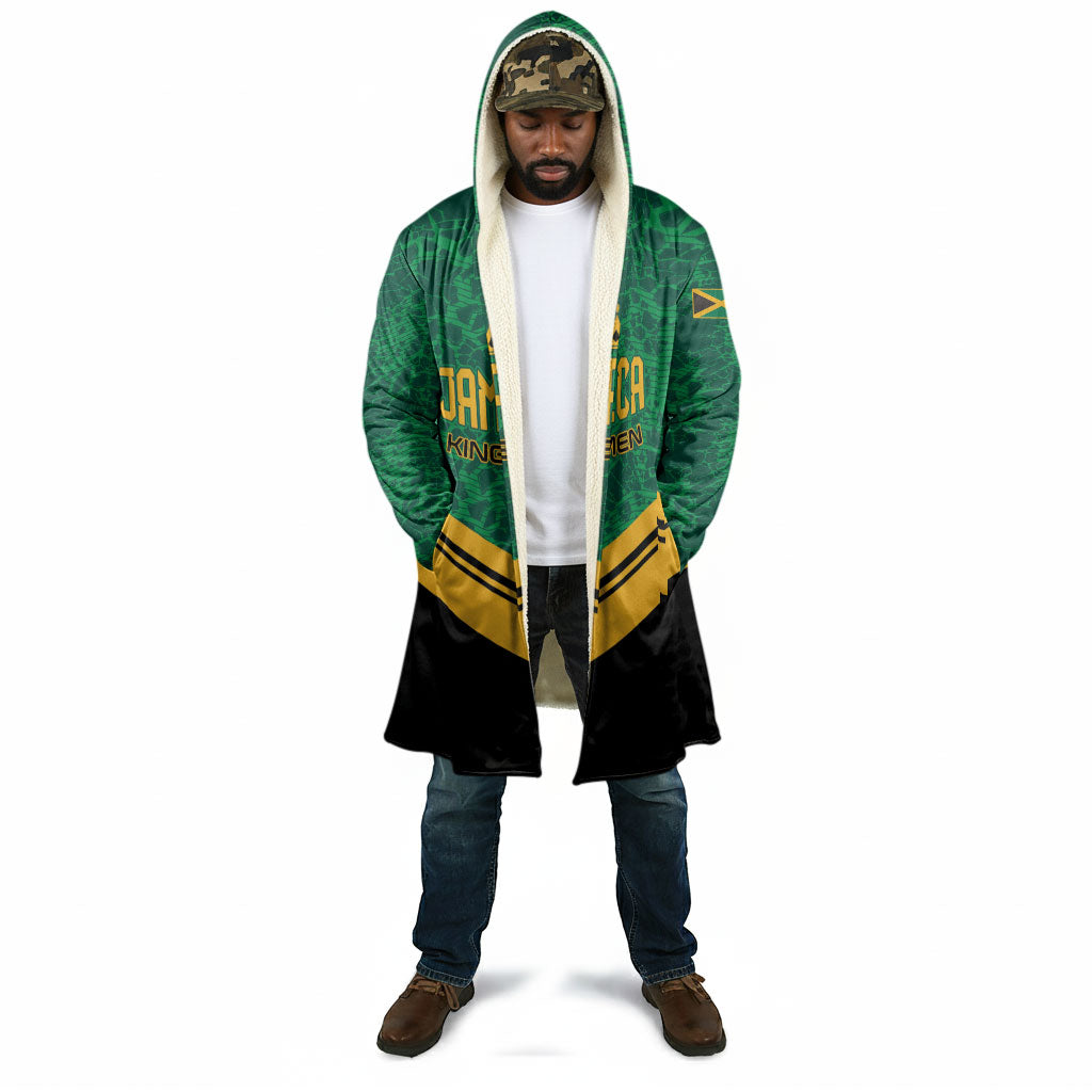 Custom Jamaica 2026 Kingsmen Cricket Cloak We Are Tallawah