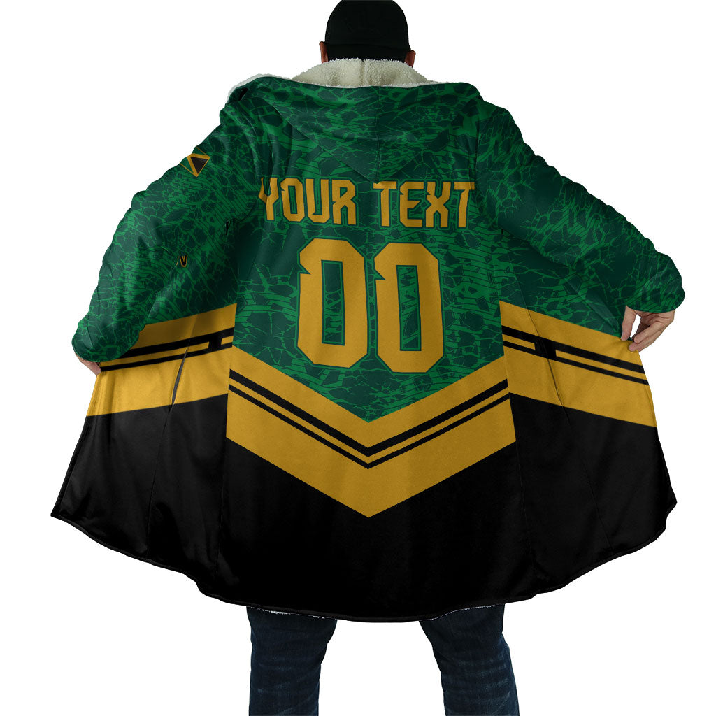 Custom Jamaica 2026 Kingsmen Cricket Cloak We Are Tallawah