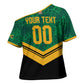 Custom Jamaica 2026 Kingsmen Cricket Cross Shoulder Shirt We Are Tallawah