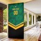 Custom Jamaica 2026 Kingsmen Cricket Door Cover We Are Tallawah
