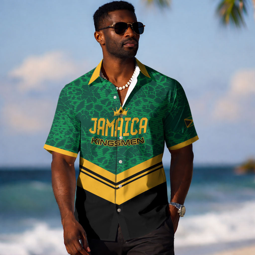 Custom Jamaica 2026 Kingsmen Cricket Hawaiian Shirt We Are Tallawah