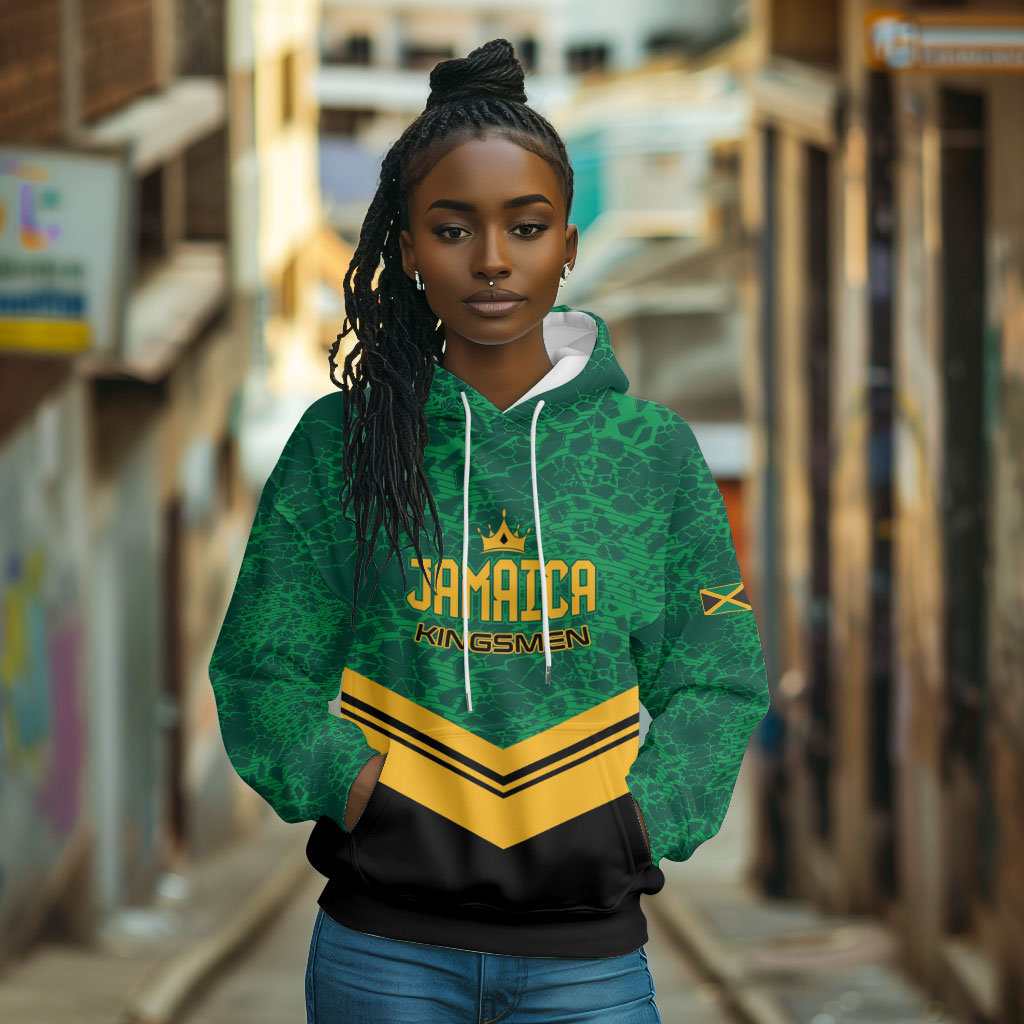 Custom Jamaica 2026 Kingsmen Cricket Hoodie We Are Tallawah
