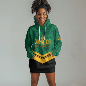 Custom Jamaica 2026 Kingsmen Cricket Hoodie Dress We Are Tallawah