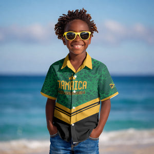 Custom Jamaica 2026 Kingsmen Cricket Kid Hawaiian Shirt We Are Tallawah