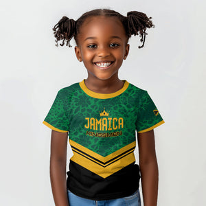 Custom Jamaica 2026 Kingsmen Cricket Kid T shirt We Are Tallawah