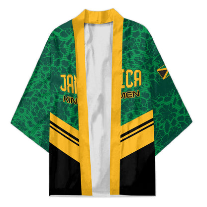 Custom Jamaica 2026 Kingsmen Cricket Kimono We Are Tallawah