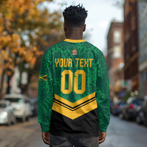 Custom Jamaica 2026 Kingsmen Cricket Long Sleeve Shirt We Are Tallawah