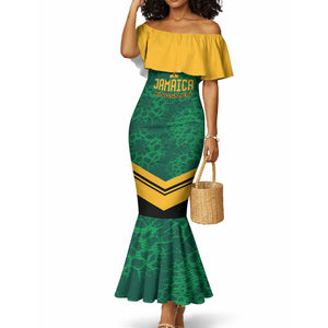 Custom Jamaica 2026 Kingsmen Cricket Mermaid Dress We Are Tallawah