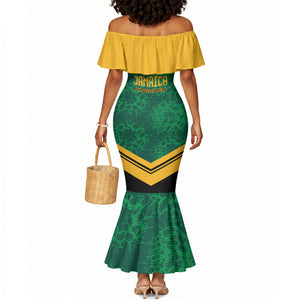 Custom Jamaica 2026 Kingsmen Cricket Mermaid Dress We Are Tallawah