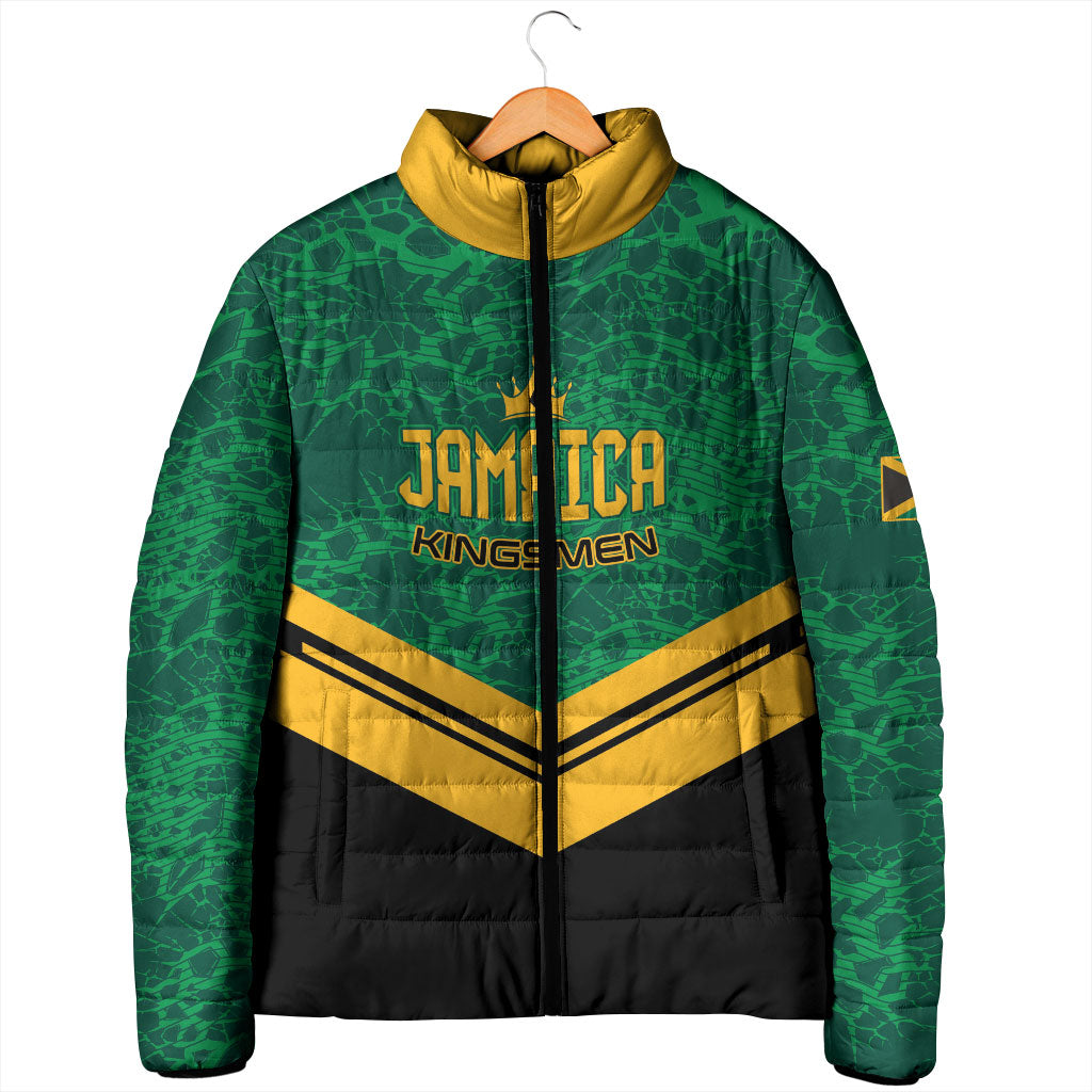 Custom Jamaica 2026 Kingsmen Cricket Padded Jacket We Are Tallawah