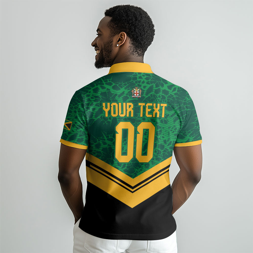 Custom Jamaica 2026 Kingsmen Cricket Polo Shirt We Are Tallawah